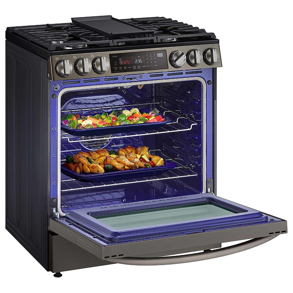 LG 6.3 Cu. Ft. Gas Slide-In Range with Air Fry in Black Stainless Steel, , large