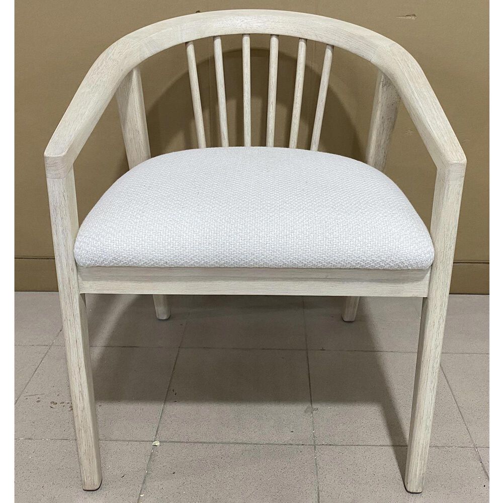 Riverside Furniture Carmella Spindle Back Arm Chair in Pebble Oak, , large