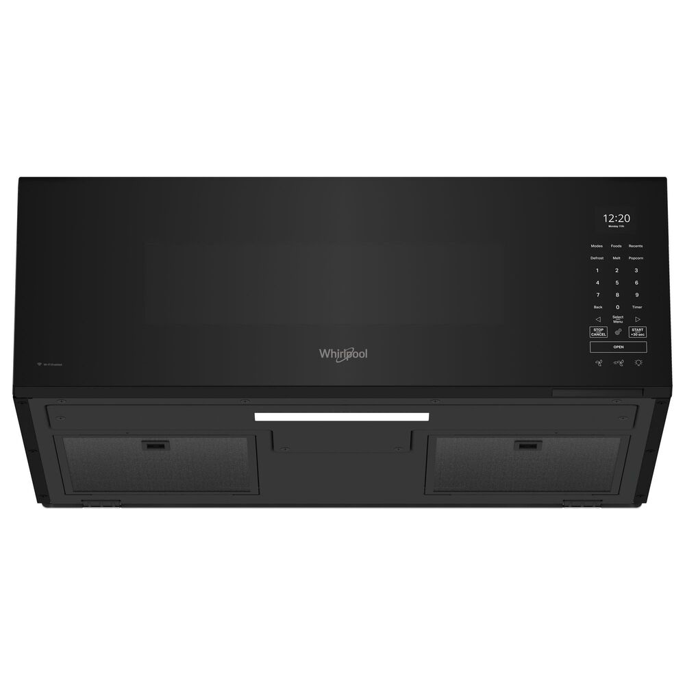 Whirlpool 1.1 Cu. Ft. Low Profile Microwave Hood Combination in Black, , large