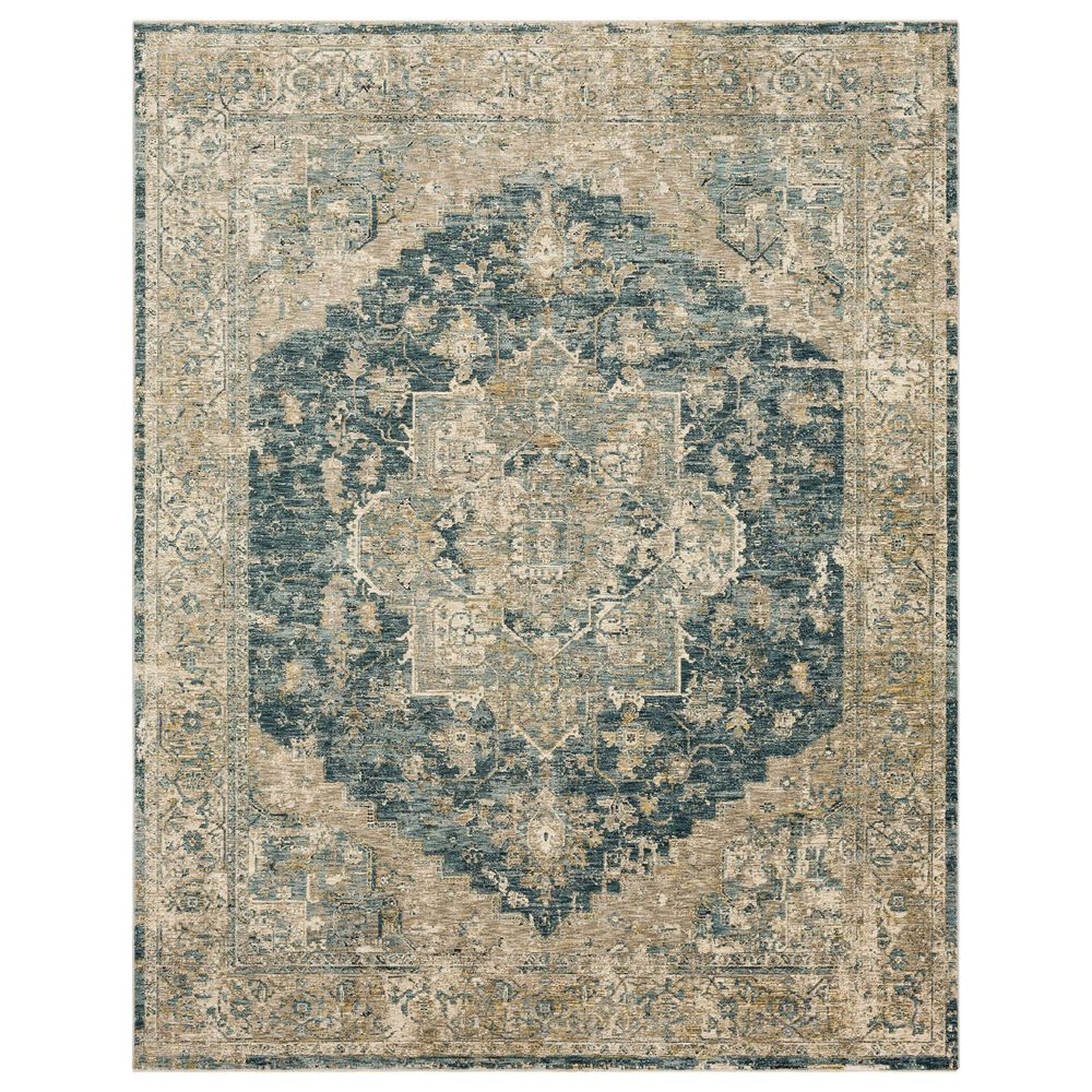 Karastan Marash Traditional 2"7" x 7"3" Blue Runner, , large