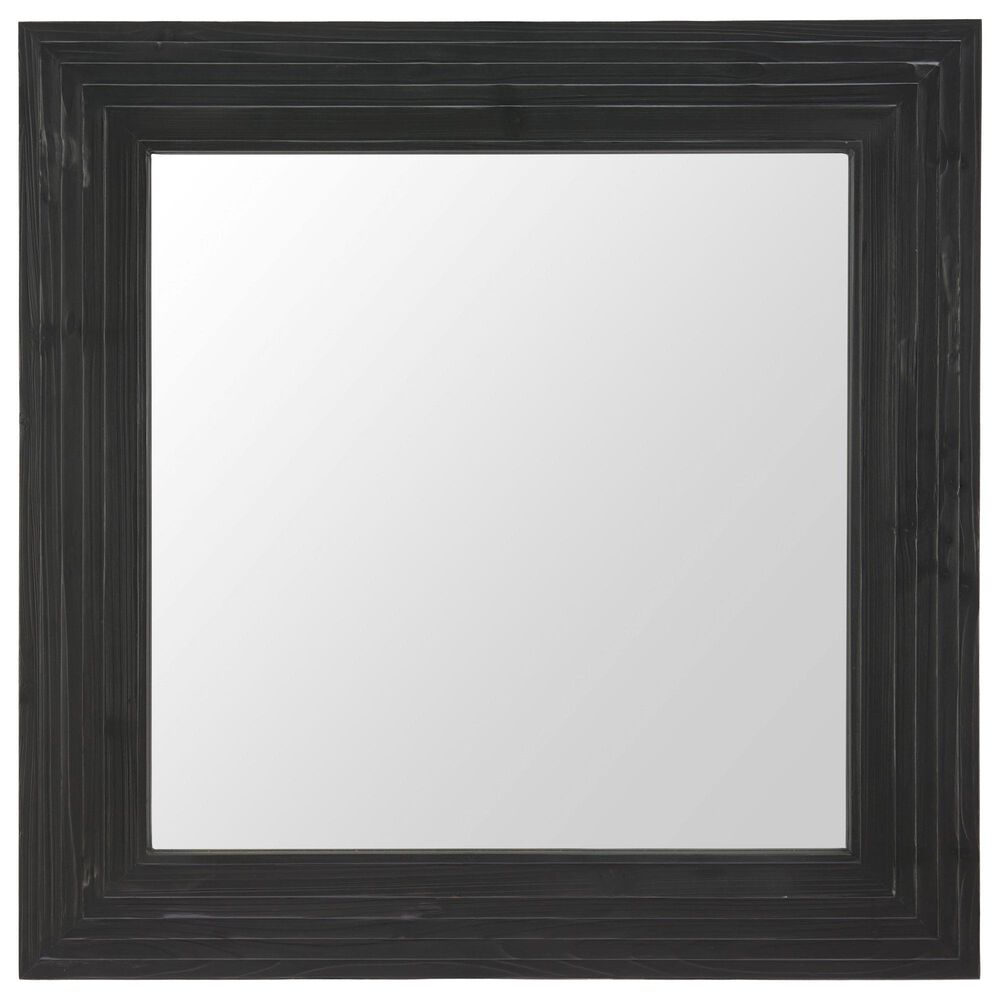 Zuo Modern Kare Wall Mirror in Black, , large