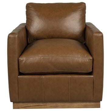 Rowe Furniture Allie Swivel Chair in Fresno Cocoa, , large