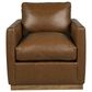 Rowe Furniture Allie Swivel Chair in Fresno Cocoa, , large