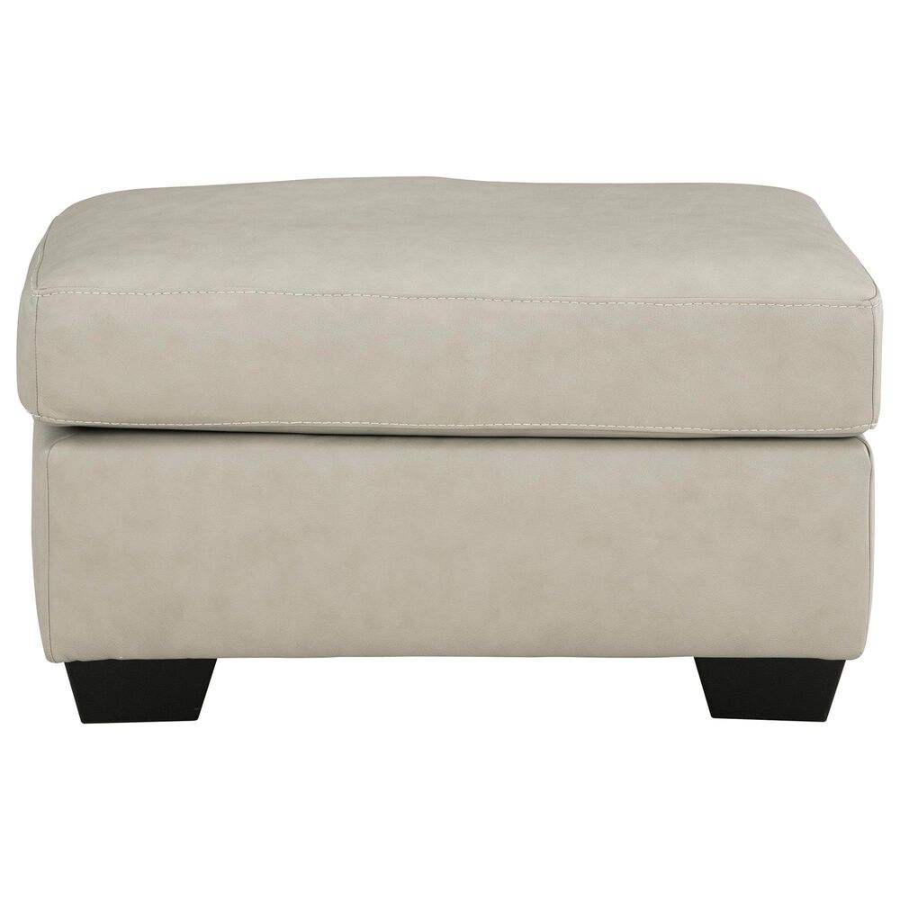 Ashley Santorine Ottoman in Bone, , large