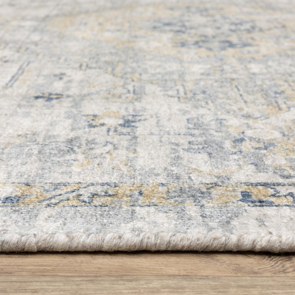 Oriental Weavers Windham Ivory and Gold 10&#39; x 14&#39; Area Rug, , large
