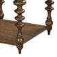 Hekman Fairfax Rectangular End Table with Carved Leg in Chestnut Brown and Black, , large
