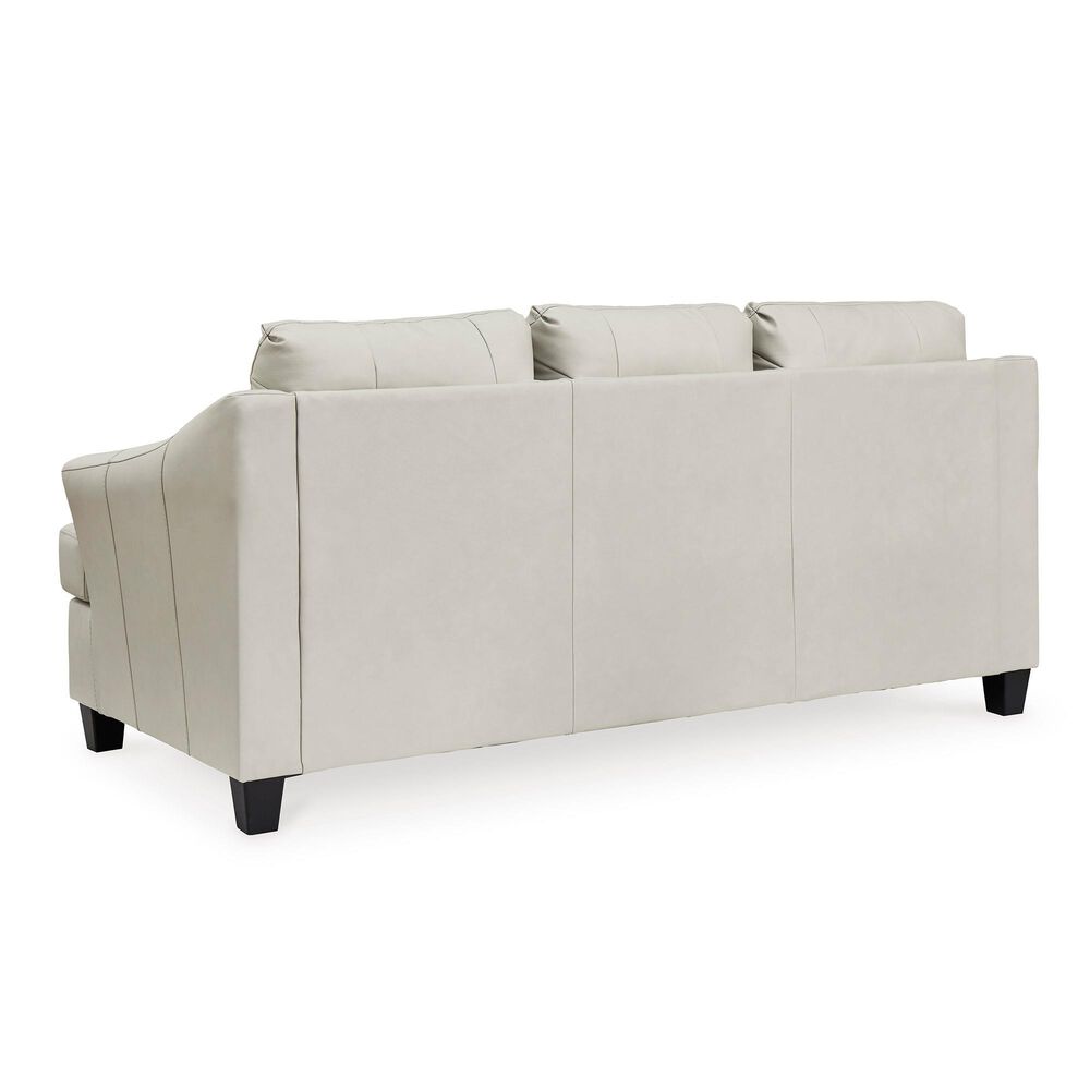 Ashley Genoa Leather Sofa and Loveseat in Coconut, , large