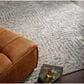 Surya Falcon Light Gray, Taupe and Dark Brown 8" x 10" Area Rug, , large