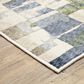 Oriental Weavers Tisdell TIS01 Blue and Green 9"10" x 12"8" Area Rug, , large