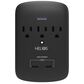 Helios Helios 3 Outlet Wall Tap Surge Protector with 2 USB Charging Ports, , large