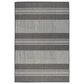 Amer Rugs Maryland 2"4" x 8" Silver and Taupe Runner, , large