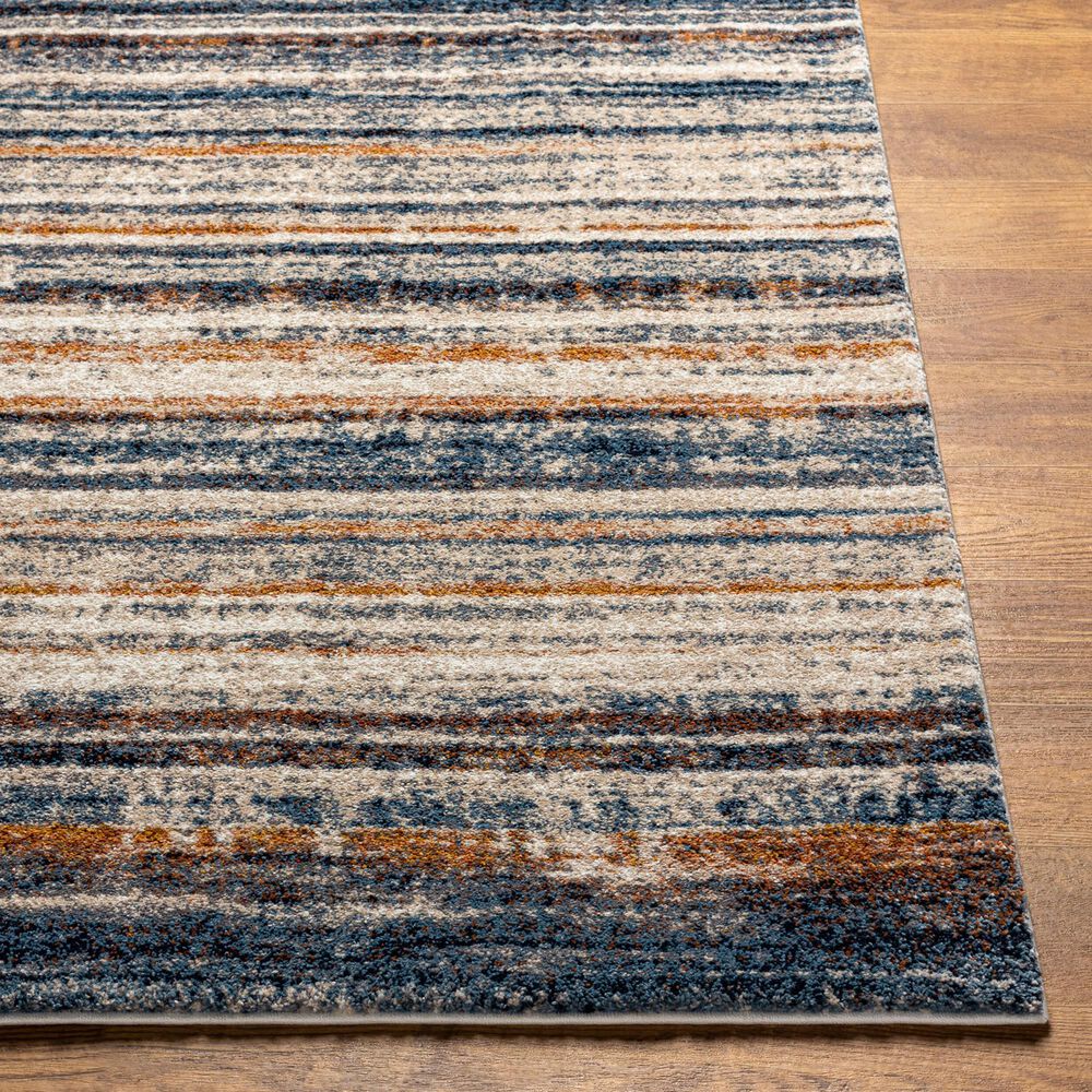 Surya Tuscany TUS-2337 Blue, Brown, Bright Yellow, Dusty Coral, Dark Blue, Light Beige, Cream and Gray 12&#39; x 15&#39; Area Rug, , large
