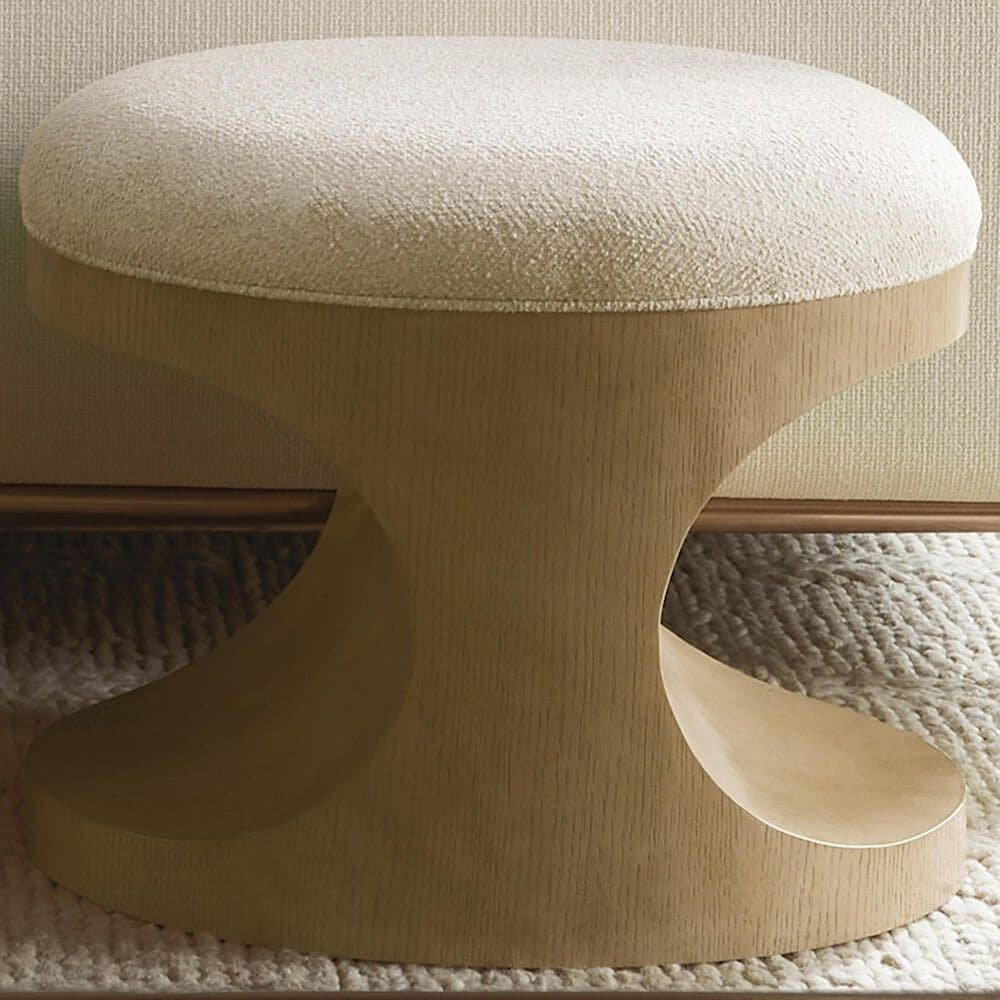 Hooker Furniture Westwood Bench in Polished Limestone, , large