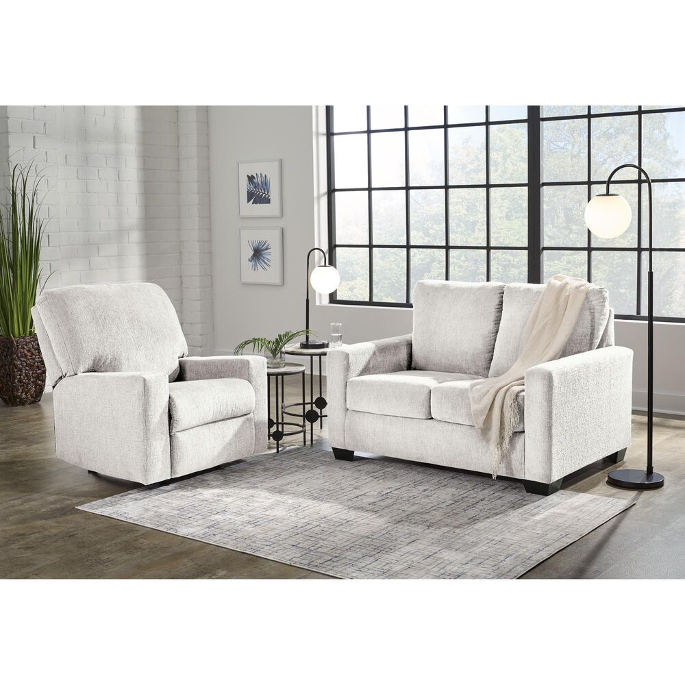 Ashley Rannis Stationary Twin Sofa Sleeper in Snow, , large