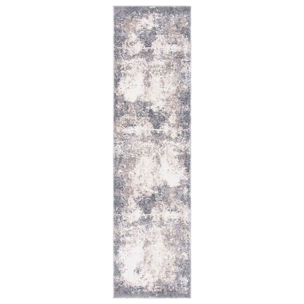 Safavieh Aston 2" x 10" Grey and Ivory Runner, , large