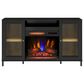 Fabio Flames Nathan 54" Electric Fireplace TV Stand in Black, , large