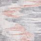 Safavieh Invista 4" x 6" Light Grey and Rust Area Rug, , large