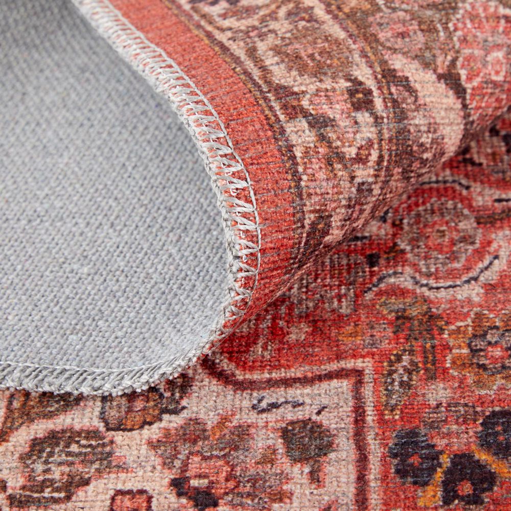 Feizy Rawlins 3&#39;11&quot; x 6&#39; Terracotta and Multicolor Area Rug, , large