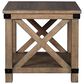 Ashley Aldwin Rectangular End Table in Weathered Gray Brown, , large
