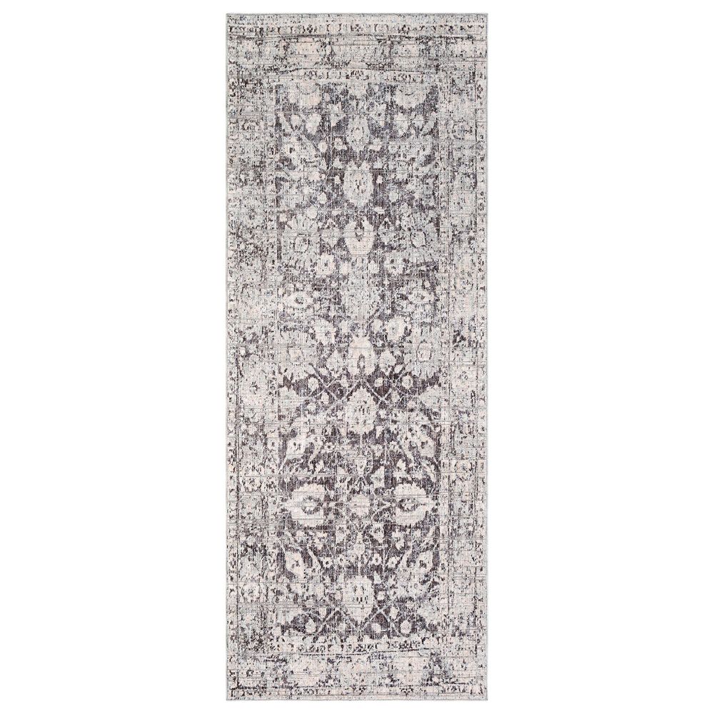 Surya Presidential PDT-2313 3"3" x 8" Blue, Ivory and Gray Area Rug, , large