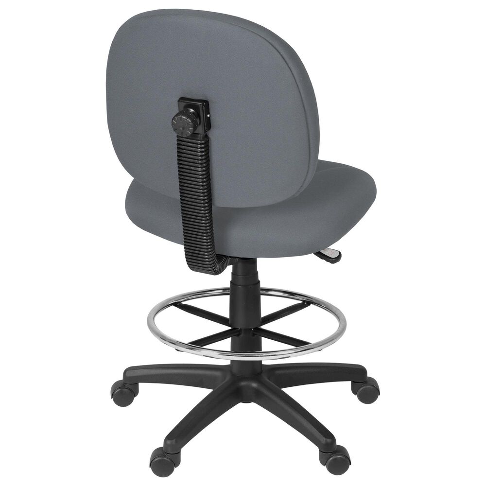 Regency Global Sourcing Comfort Series Swivel Computer Task Chair with Drafting Kit in Grey, , large