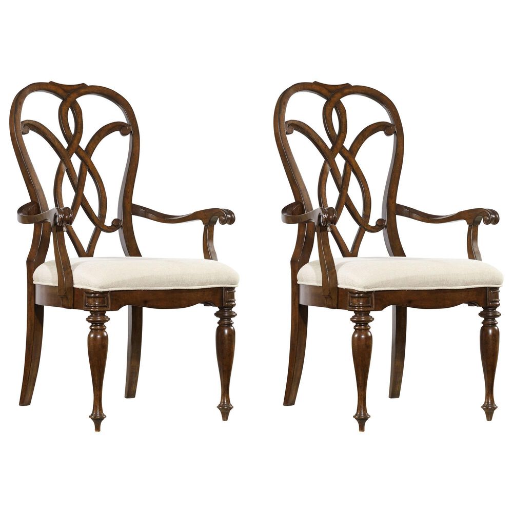 Hooker Furniture Leesburg Arm Chair in Mahogany (Set of 2), , large