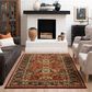 Karastan Spice Market Dhahar Garnet 12" x 15" Area Rug, , large