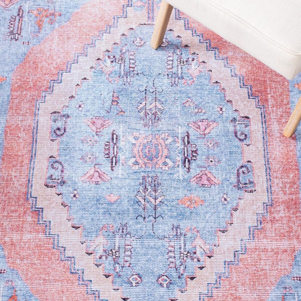 Safavieh Serapi 6&#39;7&quot; x 9&#39; Light Blue and Beige Area Rug, , large
