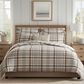 Levtex Spencer Plaid 3-Piece King/California King Comforter Set in Neutral, , large