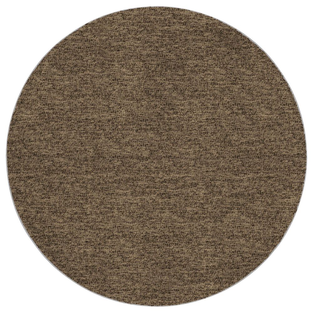 Dalyn Rug Company Voyage VY2 Mocha 8" Round Area Rug, , large