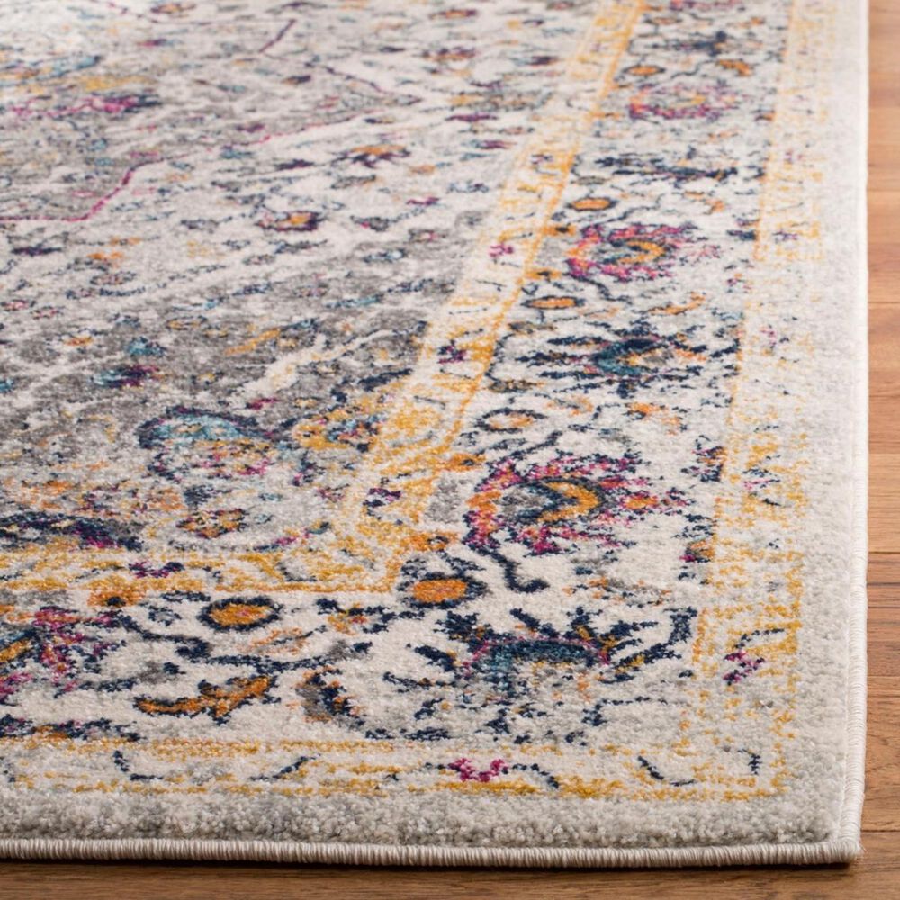 Safavieh Evoke EVK288A 2&#39;2&quot; x 7&#39; Ivory and Grey Runner, , large