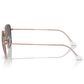 Ray-Ban Frank Sunglasses with Dark Grey Lenses in Polished Rose Gold, , large