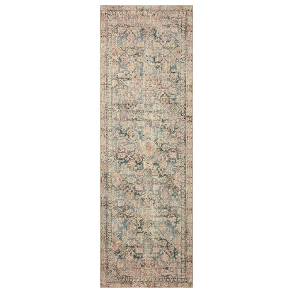 Angela Rose Aubrey 2"6" x 12" Navy and Multicolor Runner, , large