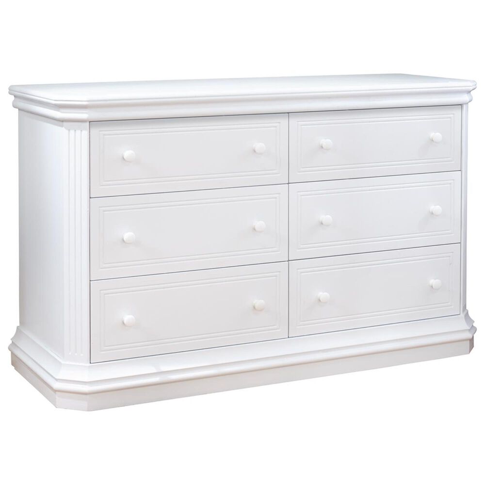 Sorelle Primo Double Dresser in White, , large