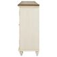 Ashley Roranville Accent Cabinet in Antique White and Brown, , large