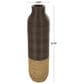 Maple and Jade 32" Seagrass Handmade Decorative Vase in Dark Brown and Light Brown, , large