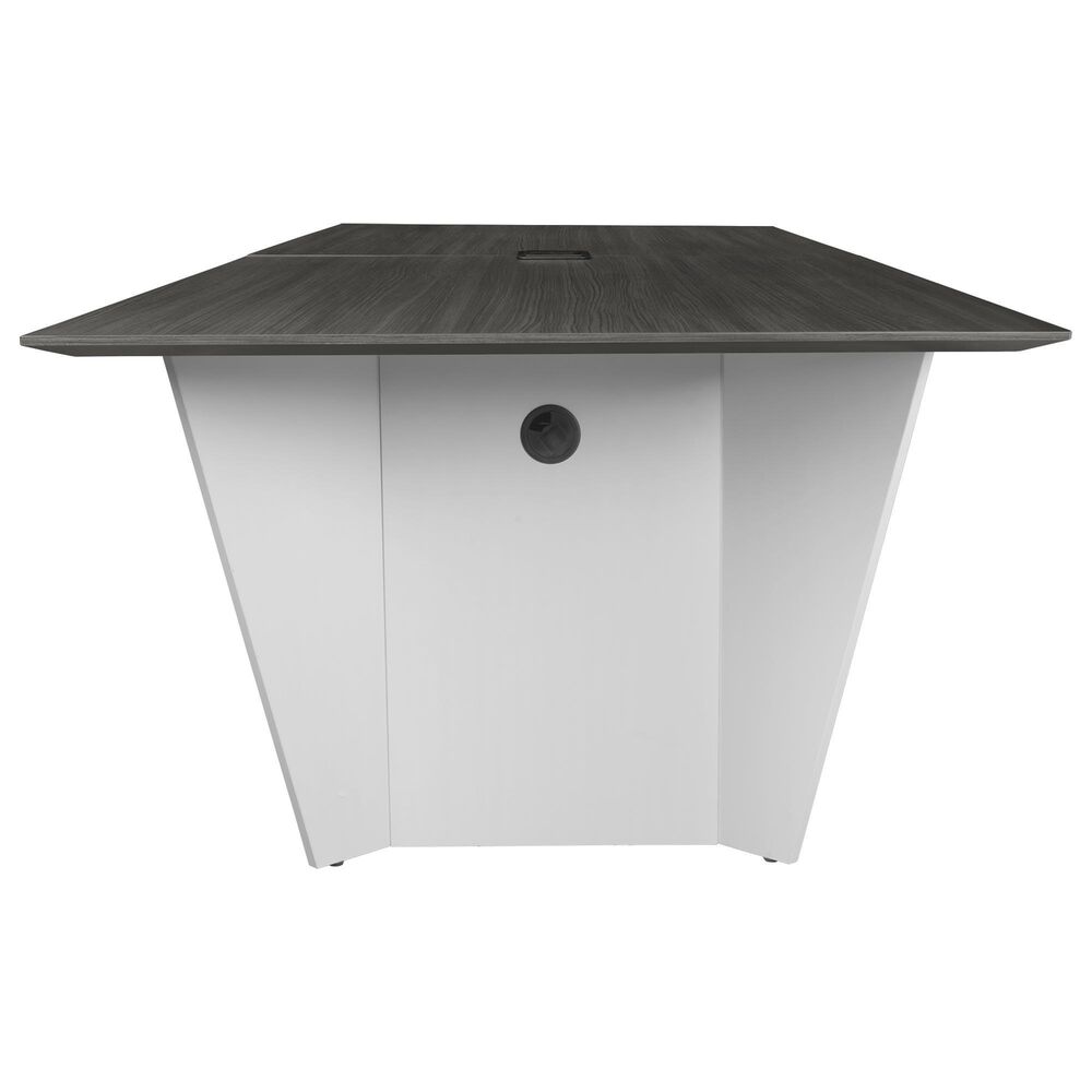 Regency Global Sourcing Array 120" Conference Table in White and Ash Grey, , large