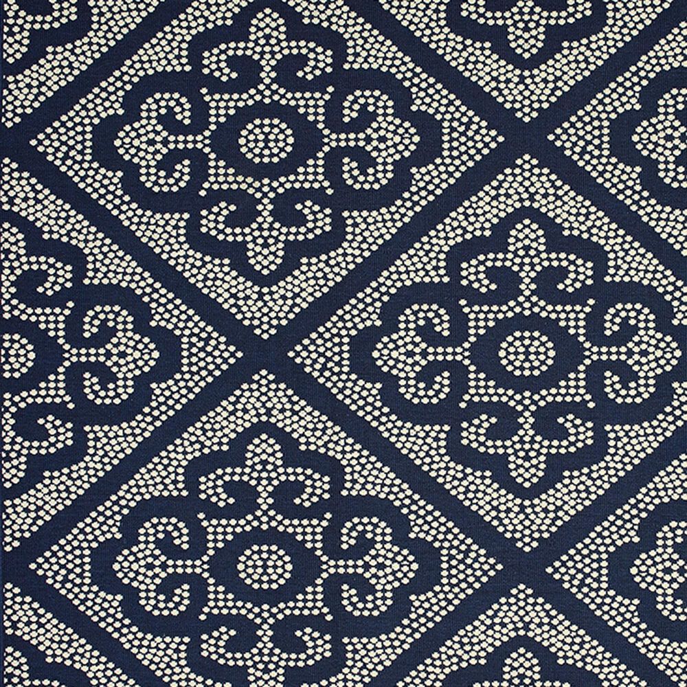 Oriental Weavers Marina 3804B 7&#39;10&quot; x 10&#39;10&quot; Navy and Ivory Area Rug, , large