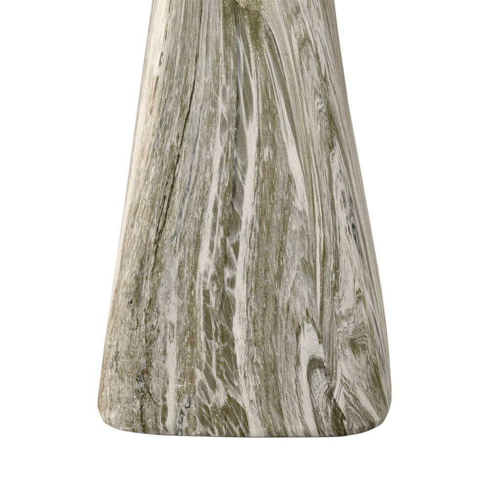 Furniture of America Karvyn 18" Travertine Side Table in Gray, , large
