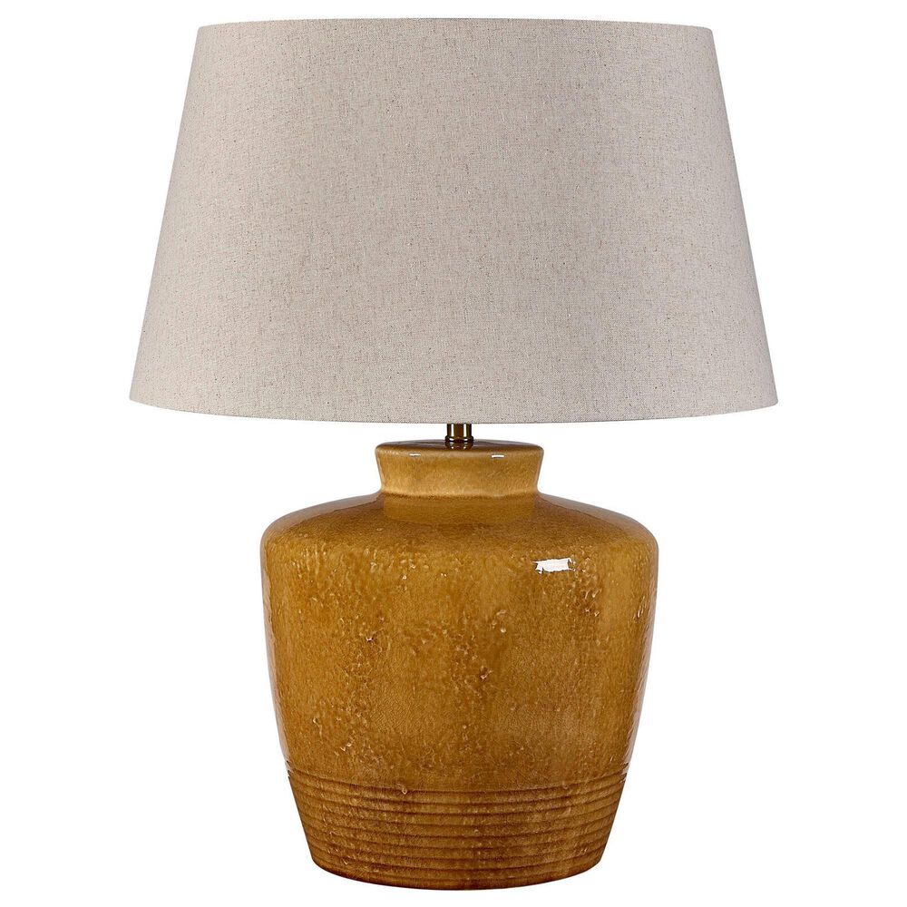 Southern Lighting Fanning Table Lamp in Gold, , large