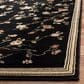 Safavieh Lyndhurst 2"3" x 8" Black and Green Runner, , large