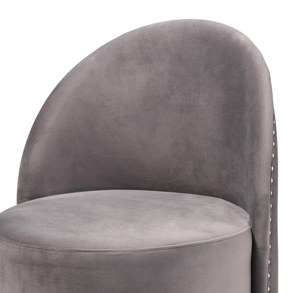 Baxton Studio Bethel Accent Chair in Grey, , large