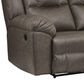 Ashley Lowilla Manual Reclining Sofa in Driftwood, , large