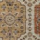 Dalyn Rug Company Silk Road Linen, Mocha, Copper, Gold and Sky 1"8" x 2"6" Area Rug, , large