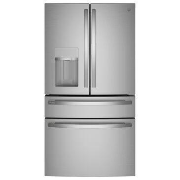 GE Profile 27.6 Cu. Ft. 4-Door French-Door Refrigerator in Stainless Steel, , large