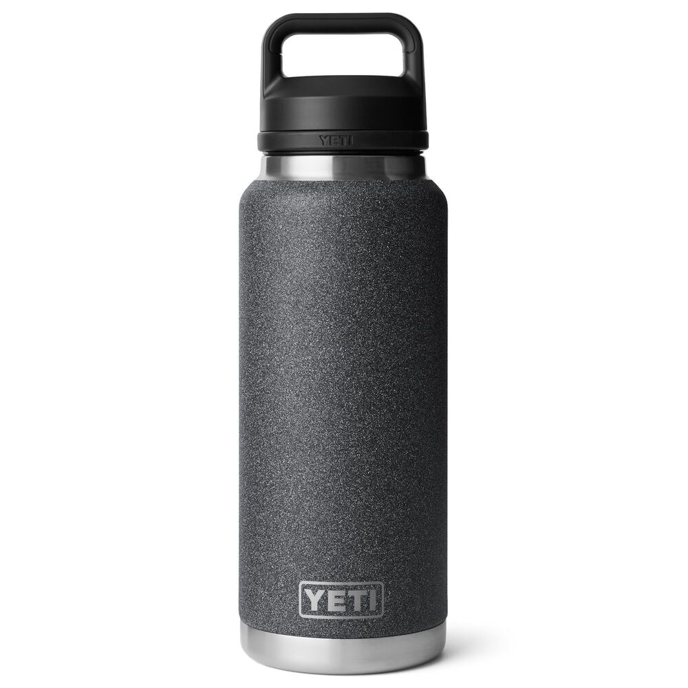 YETI Rambler 36 Oz Bottle with Chug Cap in Black Stone, , large