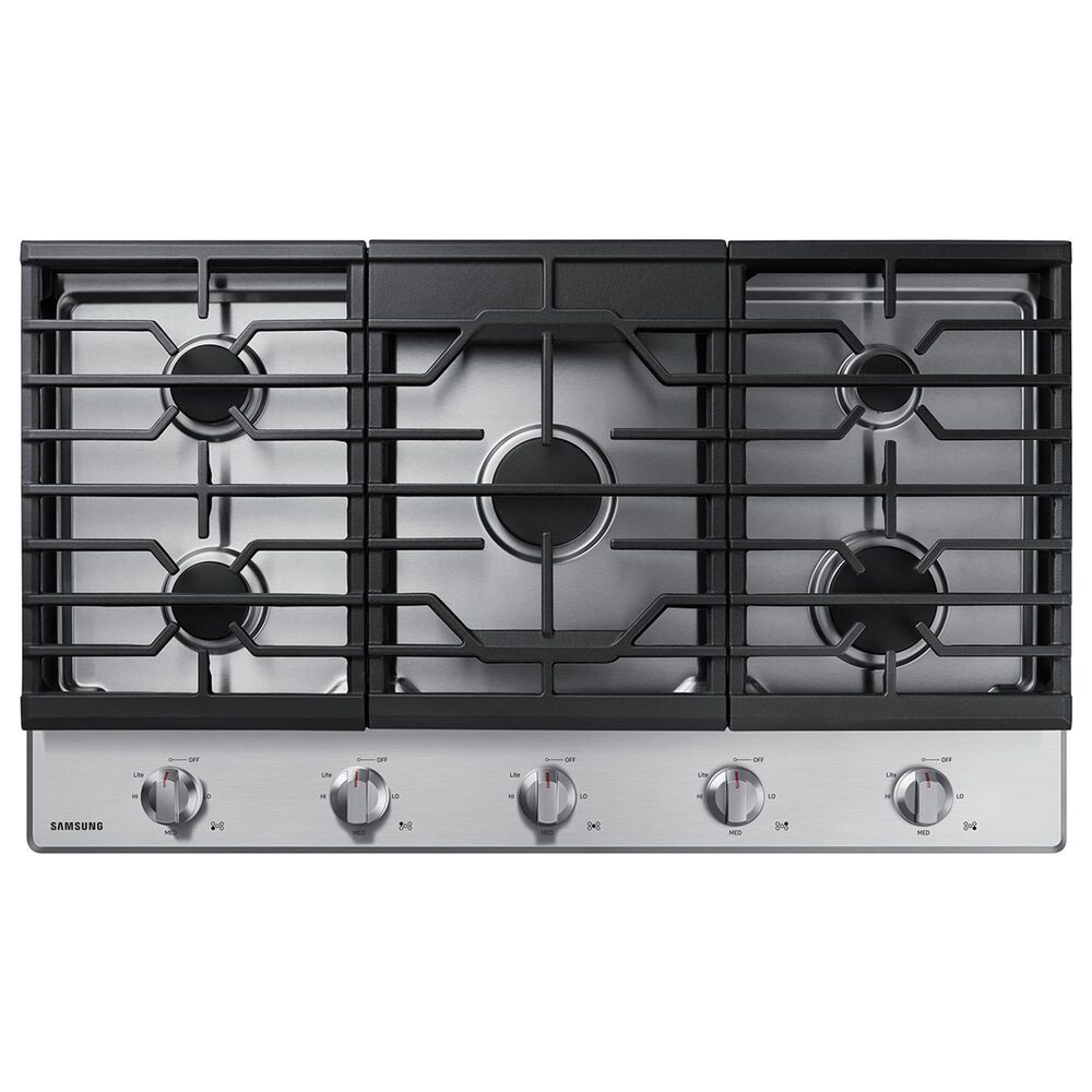 Samsung 36" Gas Cooktop 5 Burner in Stainless Steel, , large