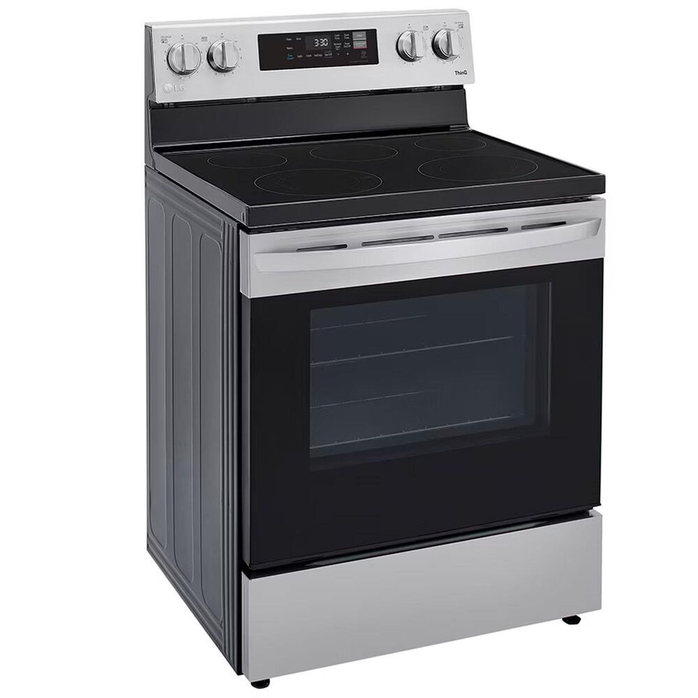LG 6.3 cu ft. Smart Wi-Fi Enabled Electric Range with EasyClean in Stainless Steel, , large