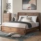 Ashley Fortlorn King Platform Bed in Walnut Brown with LED Light, , large