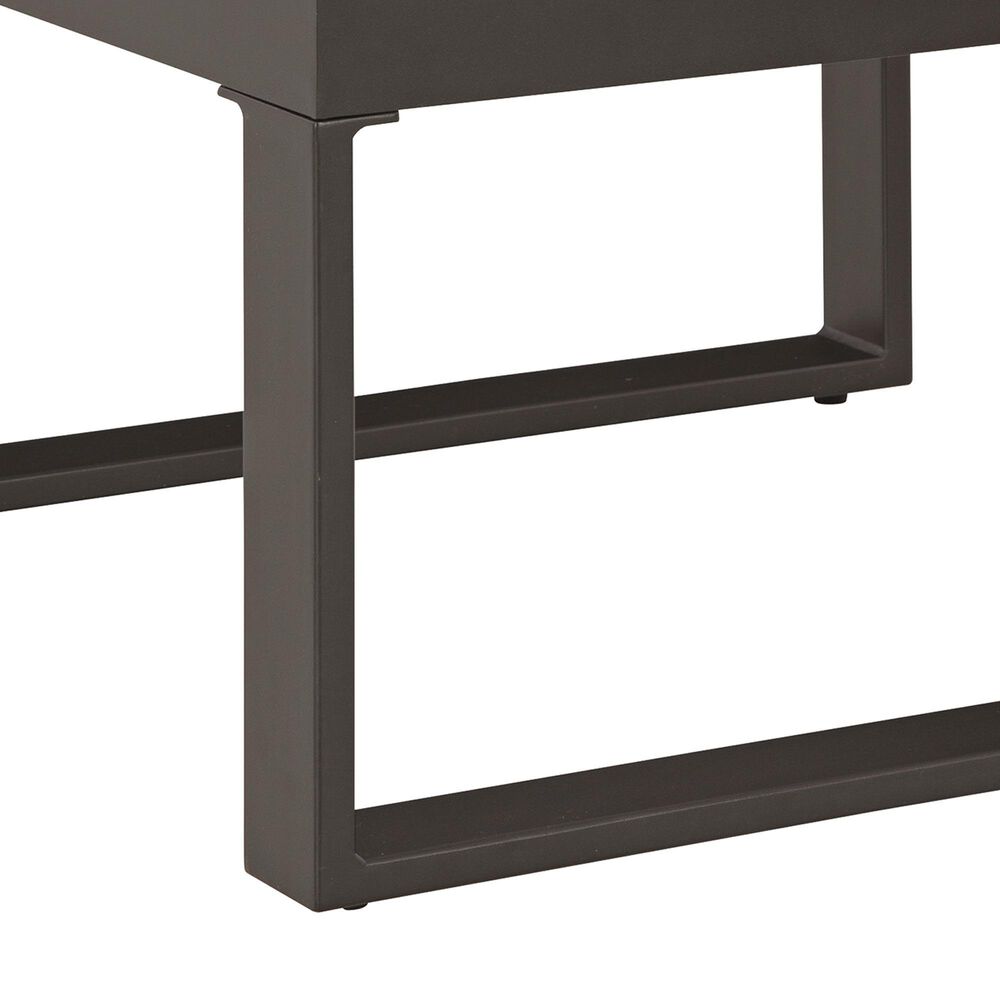 Ashley Beachloft Patio Square Coffee Table in Black and Gray - Table Only, , large